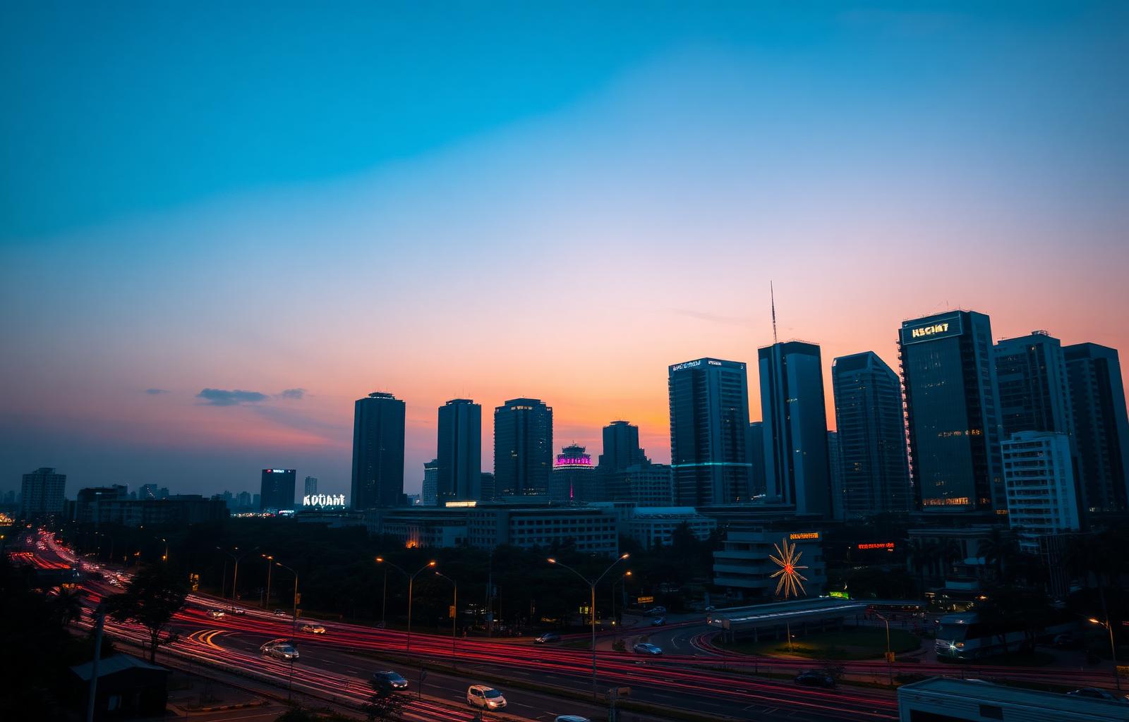 Dhaka skyline